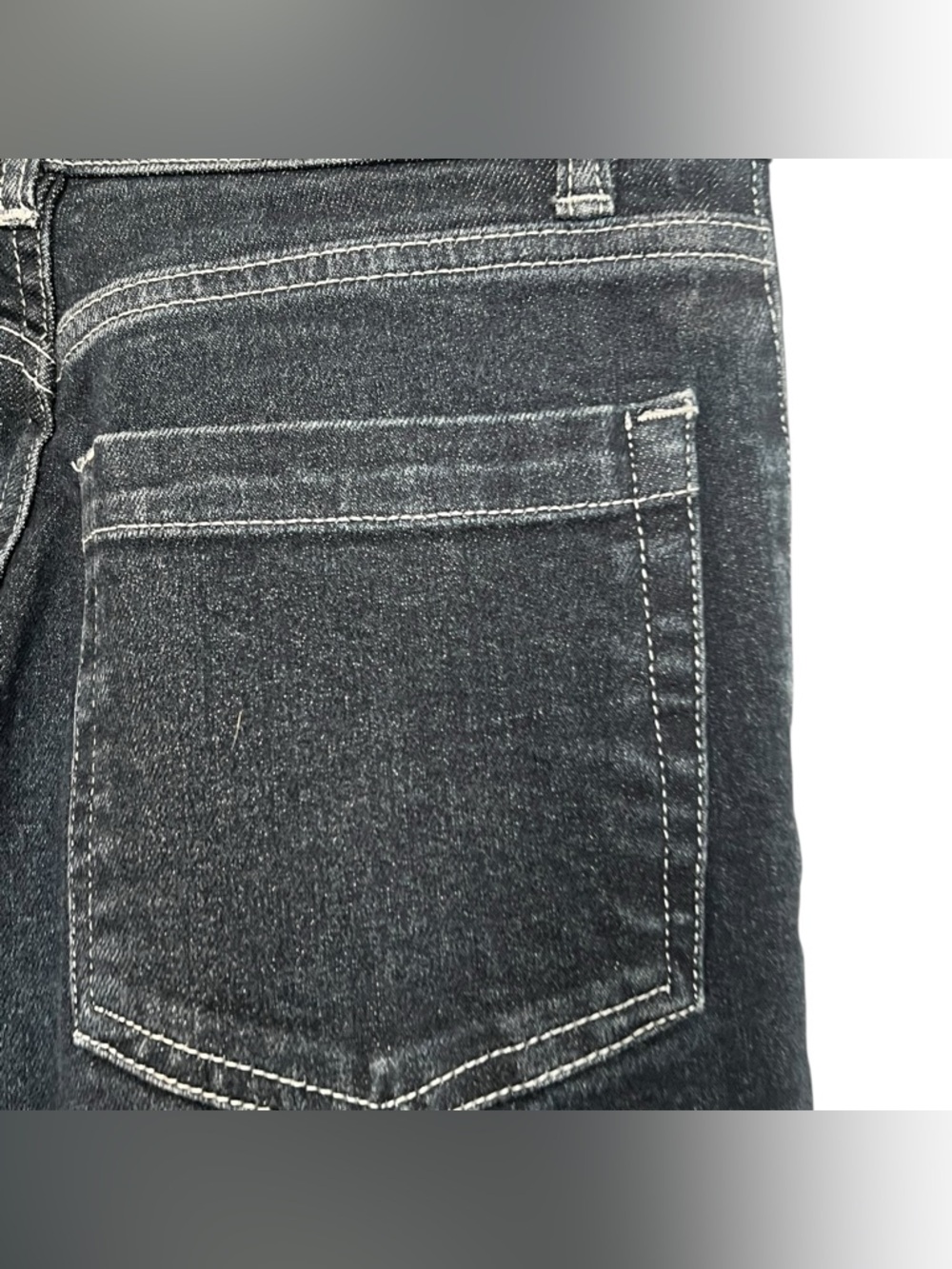 Burberry London Women’s Jeans UK 6 US 4 Dark Wash Straight Plaid Cuff Denim - Picture 7 of 11